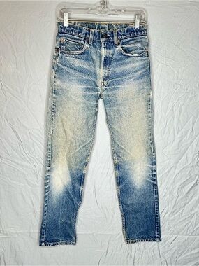 Vintage Levi’s 505 Jeans W29 L31 USA Made Orange Tab Acid Wash Denim Pants